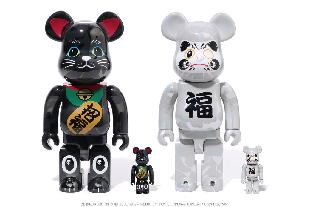 BE@RBRICK MANEKINEKO DARUMA 100%&400% | bape.com