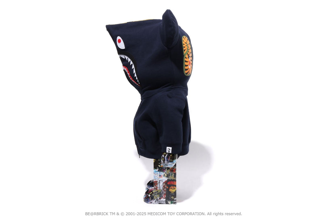 BE@RBRICK BAPE CAMO SHARK 1000％ GOLD & SILVER set Medicom