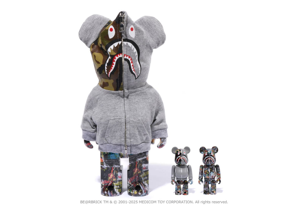 LEGACY CAMO SHARK BE@RBRICK 100%&400%