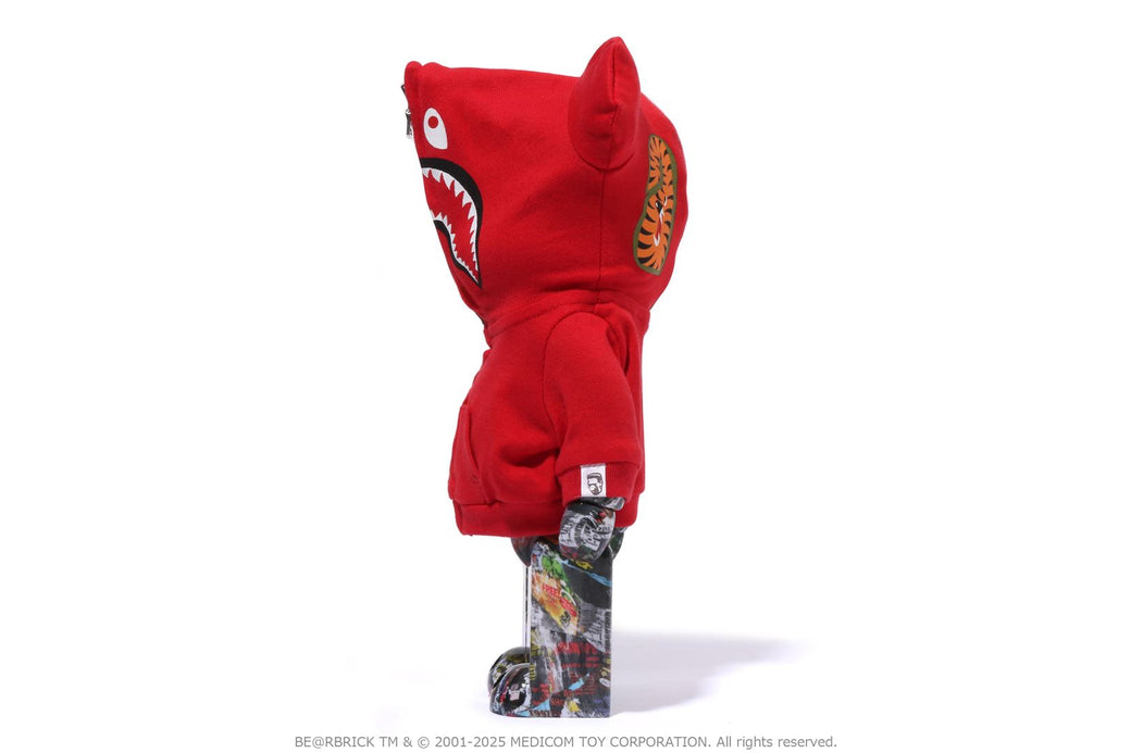 Bearbrick Bape Legacy Camo Shark 100% & 400% Set Red - US