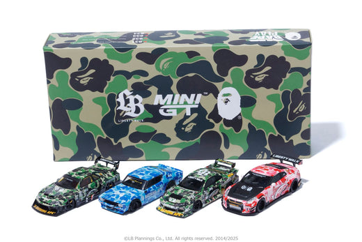 【 BAPE X LBWK 】NISSAN 1/64 4PCS SET