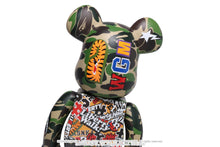 【 BAPE X LBWK 】LIVAKEN KUN ABC CAMO BE@RBRICK 1000%