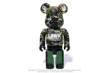 【 BAPE X LBWK 】LIVAKEN KUN ABC CAMO BE@RBRICK 100%&400%