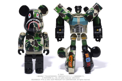 【 BAPE X TRANSFORMERS X BE@RBRICK 】ABC CAMO SHARK CONVOY 400%