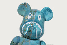 BAPE X VGM - ALMOND BLOSSOM SHARK BE@RBRICK 100%&400%