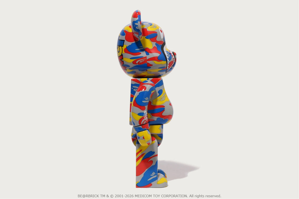 BAPE X MEDICOM TOY 】30TH ANNIV.SHARK HOODIE BE@RBRICK 100%&400
