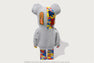 【 BAPE X MEDICOM TOY 】30TH ANNIV. SHARK HOODIE BE@RBRICK 1000%