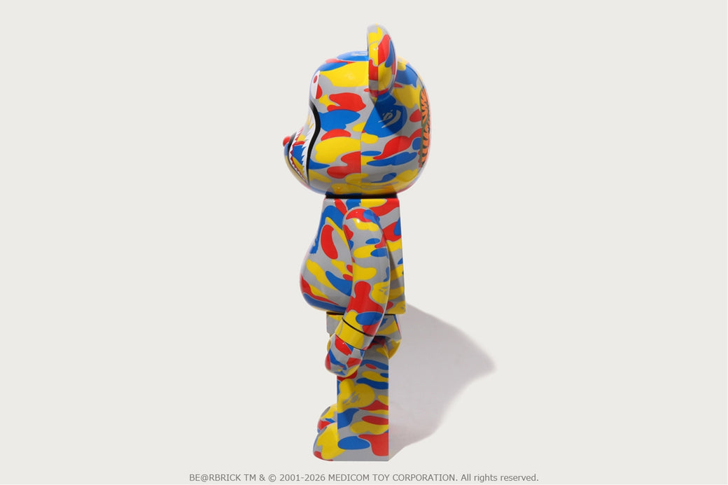 BAPE X MEDICOM TOY 】30TH ANNIV. SHARK HOODIE BE@RBRICK 1000