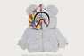 【 BAPE X MEDICOM TOY 】30TH ANNIV. SHARK HOODIE BE@RBRICK 1000%