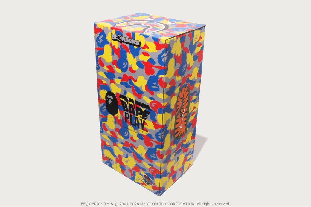 BAPE X MEDICOM TOY 】30TH ANNIV. SHARK HOODIE BE@RBRICK 1000