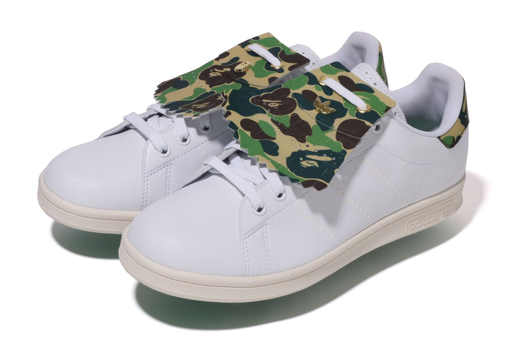 BAPE × adidas スタンスミス ゴルフ 26.5cm付属品ベロア予備シューレス ...