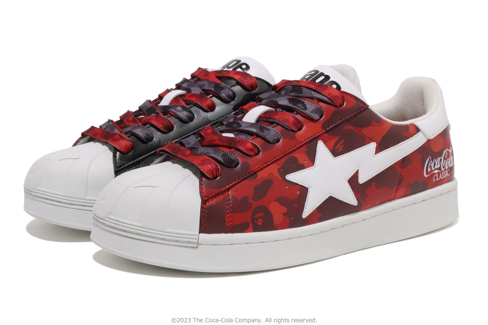 メンズCOCA COLA BAPE STA LOW 25.5 Cm - スニーカー