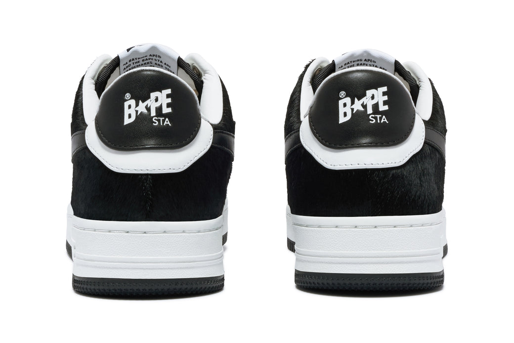 新品 BAPE STA ベイプスタ 白黒 BATHING APE エアフォース靴 - 靴