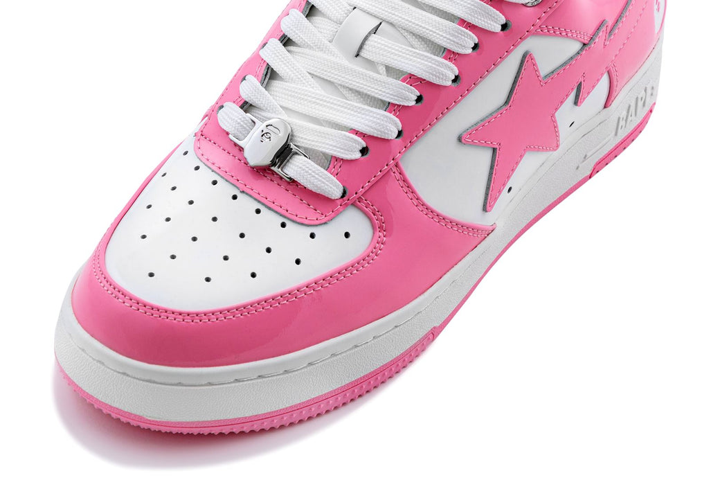 BAPE スニーカー ホワイト/ピンク A BATHING APE（アベイシングエイプ） スニーカー BAPE STA #2 メンズ