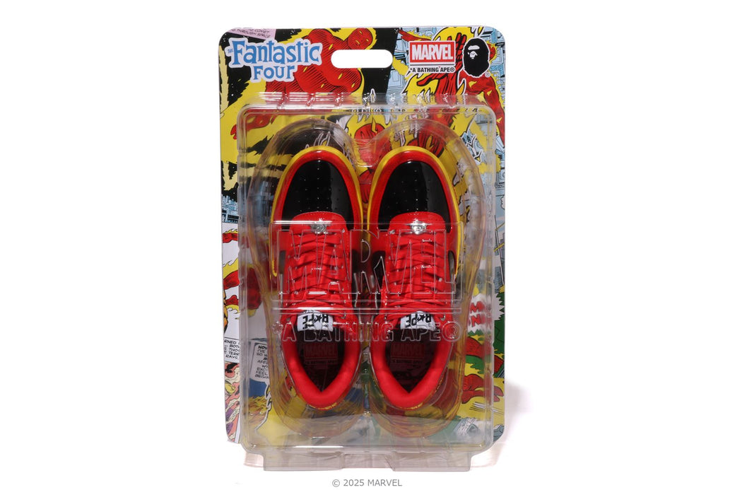 その他 A BATHING APE BAPE STA \"Human Torch\" A Bathing Ape Bape Sta Low Marvel Comics Human Torch Men's