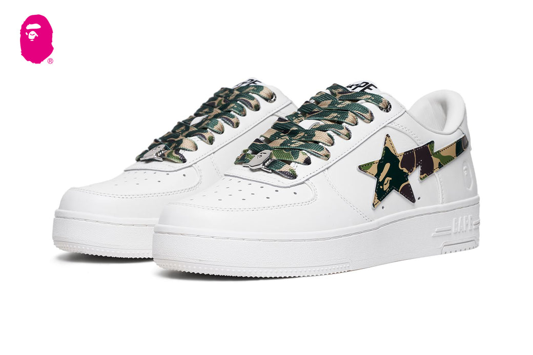 BAPE STA Mid White Gold Camo スニーカー ABC CAMO BAPE STA | bape.com