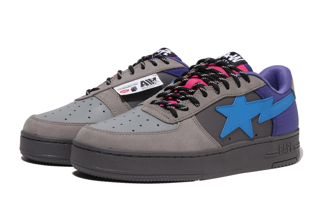 BAPE STA 93 グレー ブルー スニーカー BAPE BY KAZUKI KURAISHI 】BAPE STA BPAW #1 | bape.com
