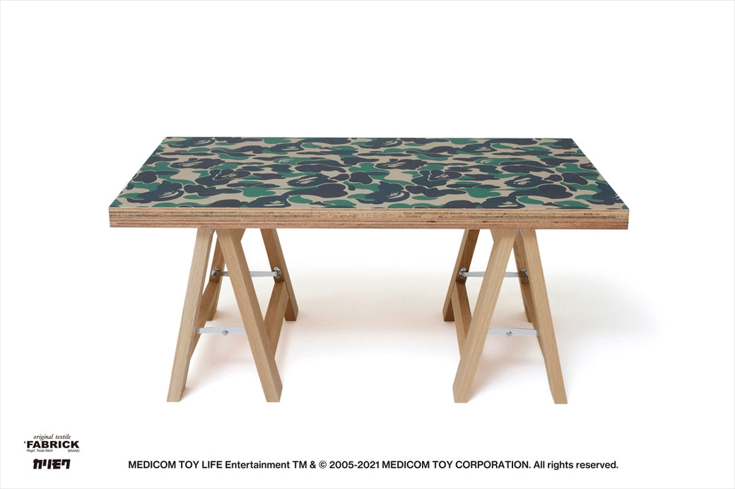 BAPE X FABRICK X KARIMOKU ABC CAMO FOLDING TABLE S BAPE HOME