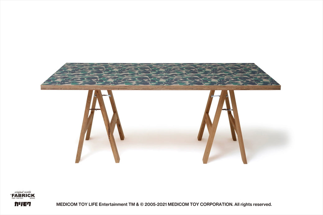 BAPE X FABRICK X KARIMOKU 】ABC CAMO FOLDING TABLE L BAPE