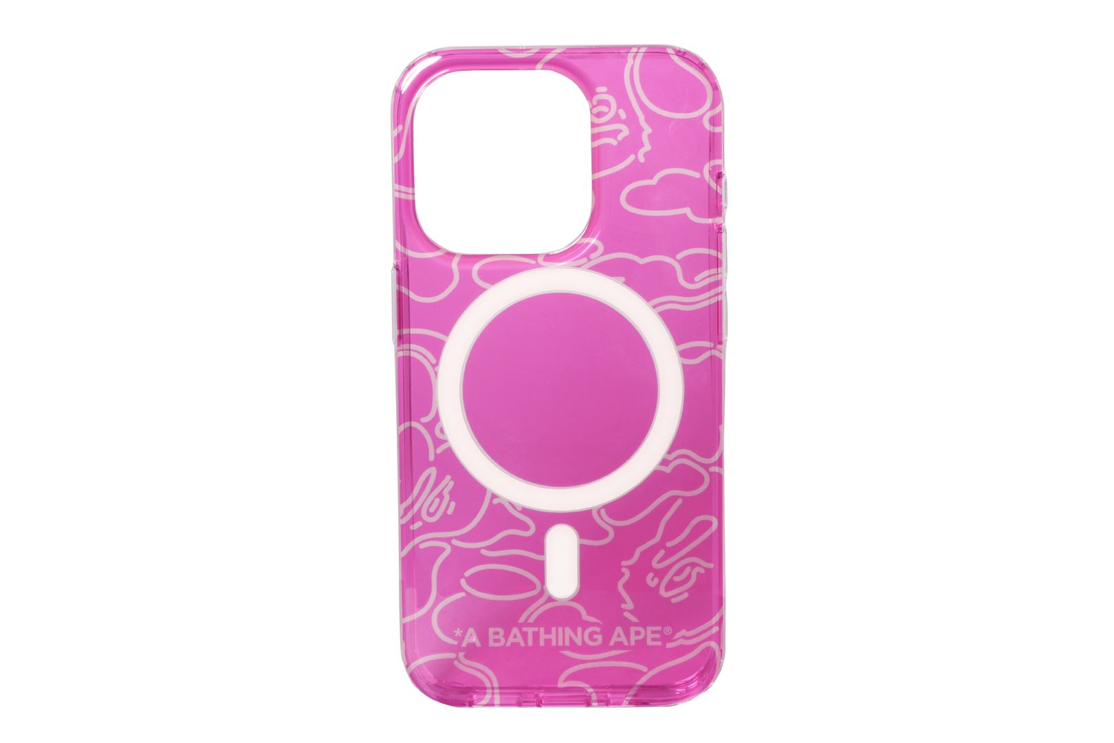 NEON CAMO IPHONE 15 PRO CLEAR CASE | bape.com
