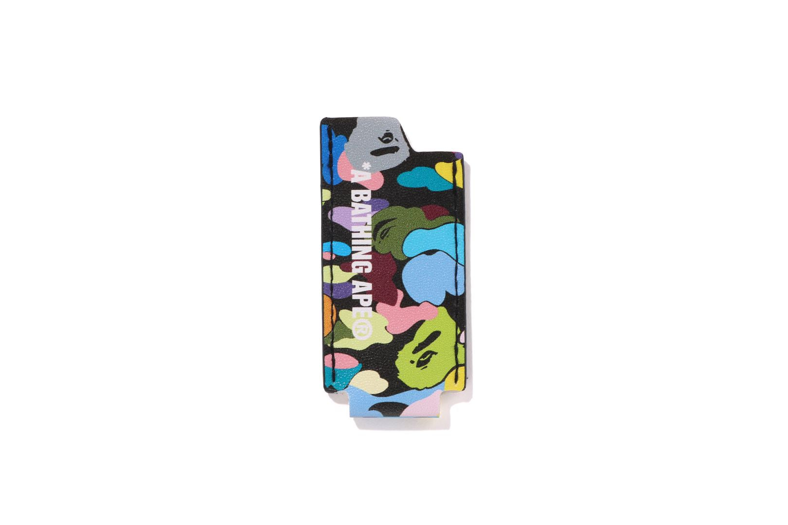 MULTI CAMO LEATHER LIGHTER CASE | bape.com