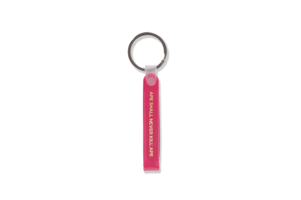 太郎 FCRB 19SS BAPE F.C.R.B. KEY RING A BATHING APE® BAPE Rubber Loop Keychain | Bape official website