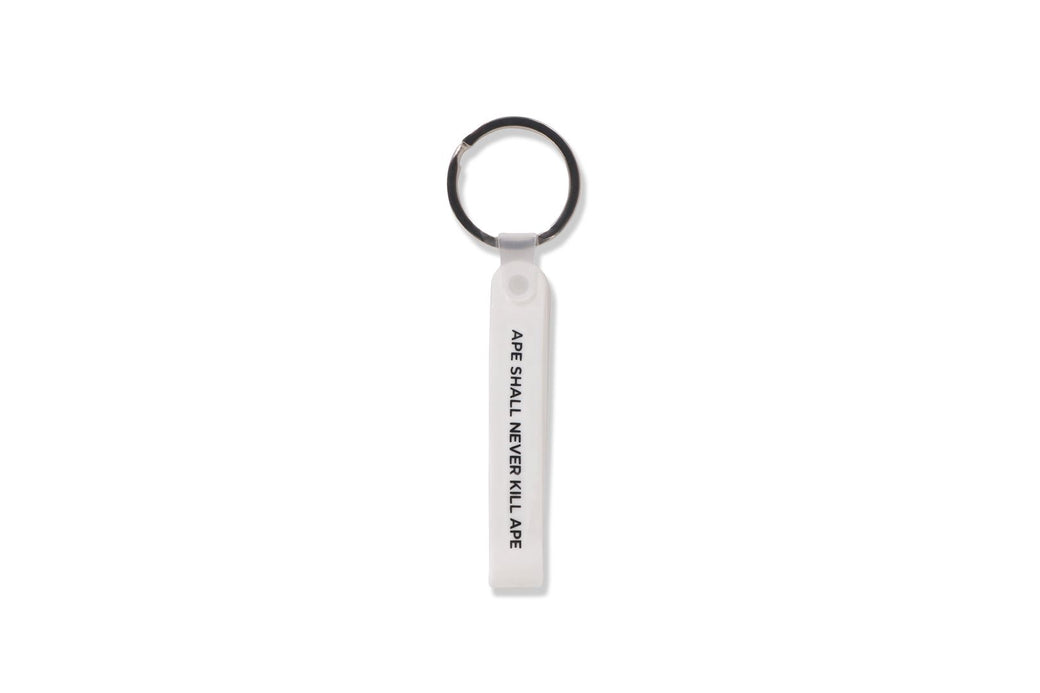 BAPE RUBBER LOOP KEYCHAIN | bape.com