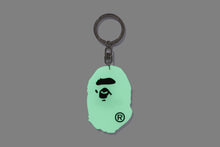 GLOW IN THE DARK APE HEAD KEY CHAIN