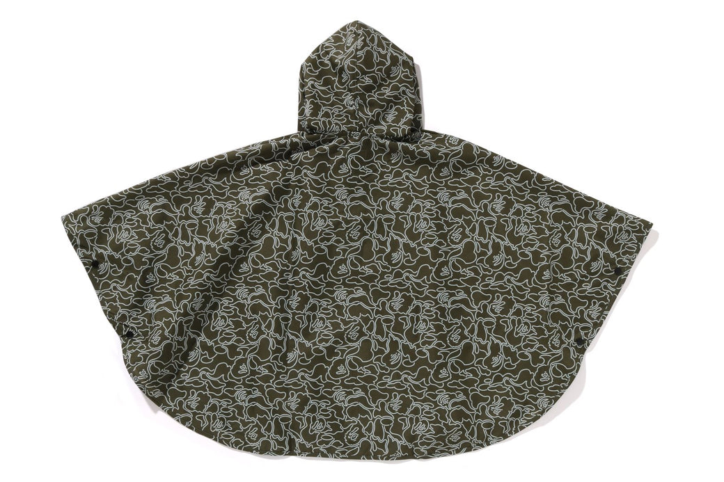 NEON CAMO COLLEGE RAIN PONCHO TOTE SET | bape.com