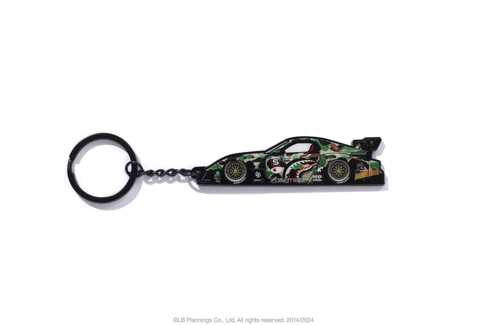 BAPE X LBWK 】GT ABC CAMO FD RX7 KEYCHAIN | bape.com