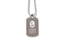 ABC CAMO DOG TAG SET NECKLACE