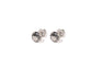 A BATHING APE BUTTON EARRINGS