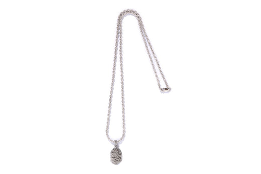 APE HEAD SILVER NECKLACE