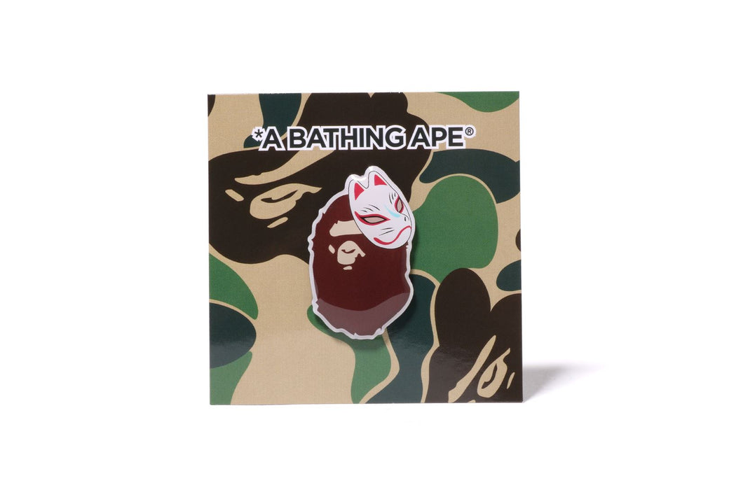 JAPANESE FOX MASK PINS | bape.com