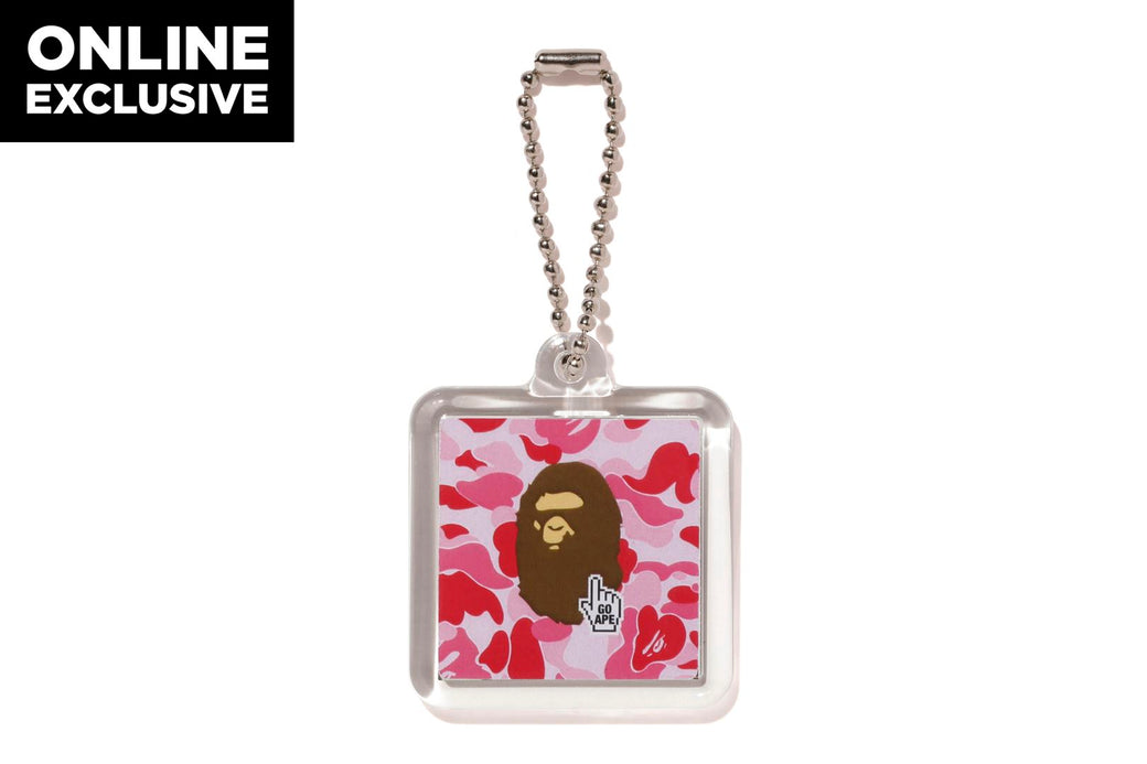 BAPE.COM CAMO GO APE POINTER KEYCHAIN BAPEC | bape.com