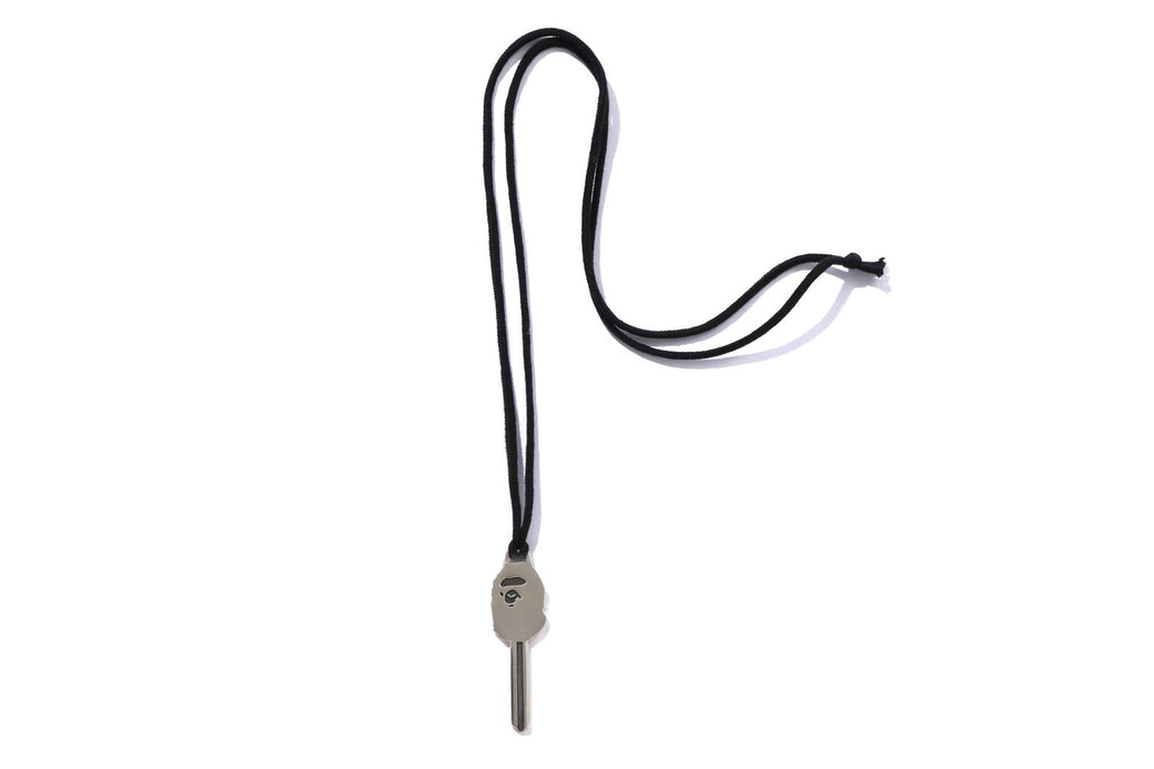 BAPE APE HEAD KEY NECKLACE シルバーネックレス APE HEAD KEY NECKLACE | bape.com