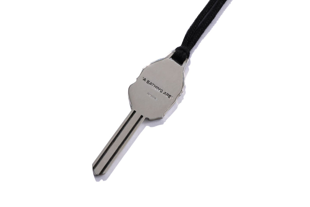 BAPE APE HEAD KEY NECKLACE シルバーネックレス APE HEAD KEY NECKLACE | bape.com