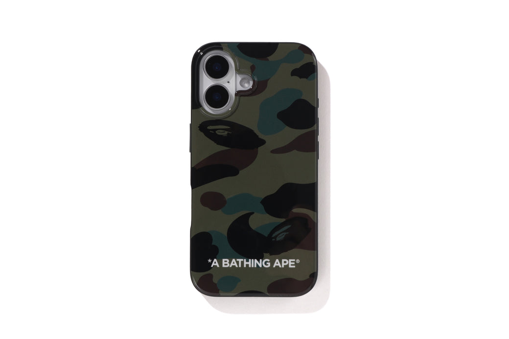 アベイシングエイプ グリーンカモフラージュiPhone16ProMaxケース グリーン（緑）系 A BATHING APE(アベイシングエイプ) iPhone