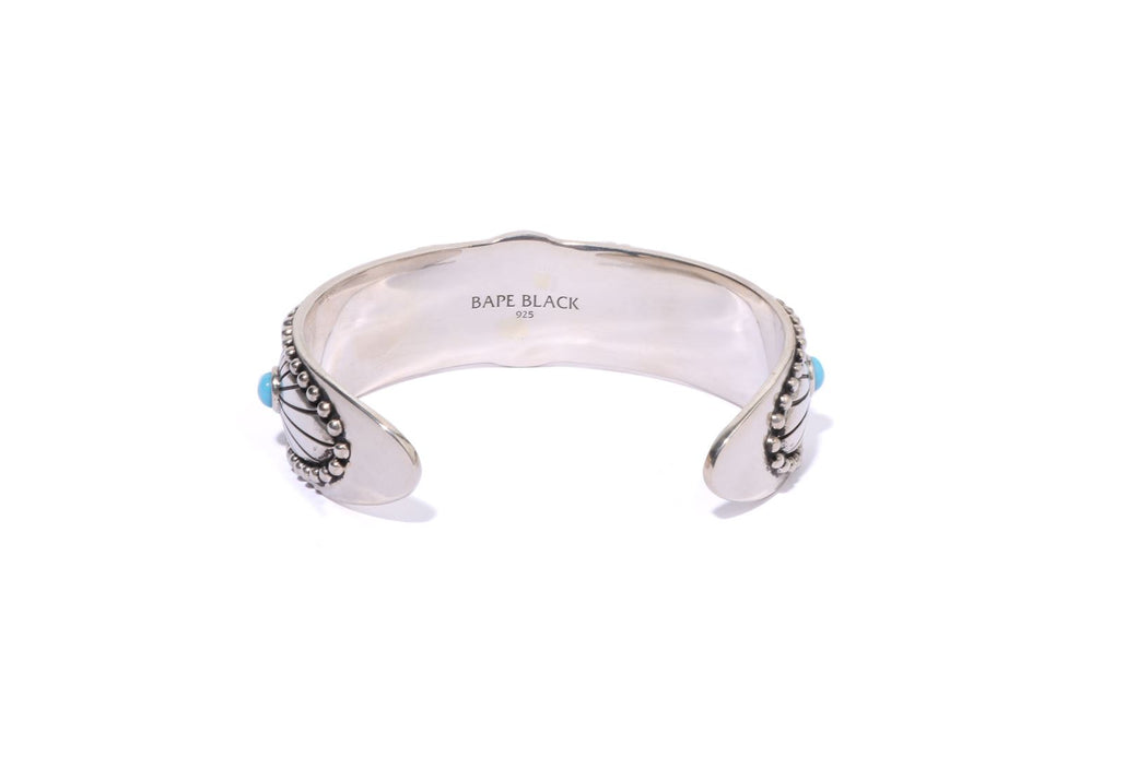 BAPE BLACK バングル BAPE BLACK NAVAJO BANGLE WITH MADFACE PLATE | bape.com