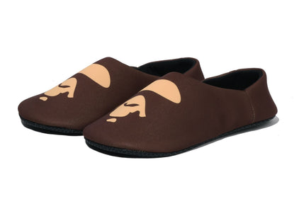 APE HEAD SLIPPERS ＆ POUCH SET TRAVEL