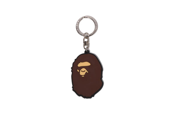 APE HEAD RUBBER KEYCHAIN | bape.com