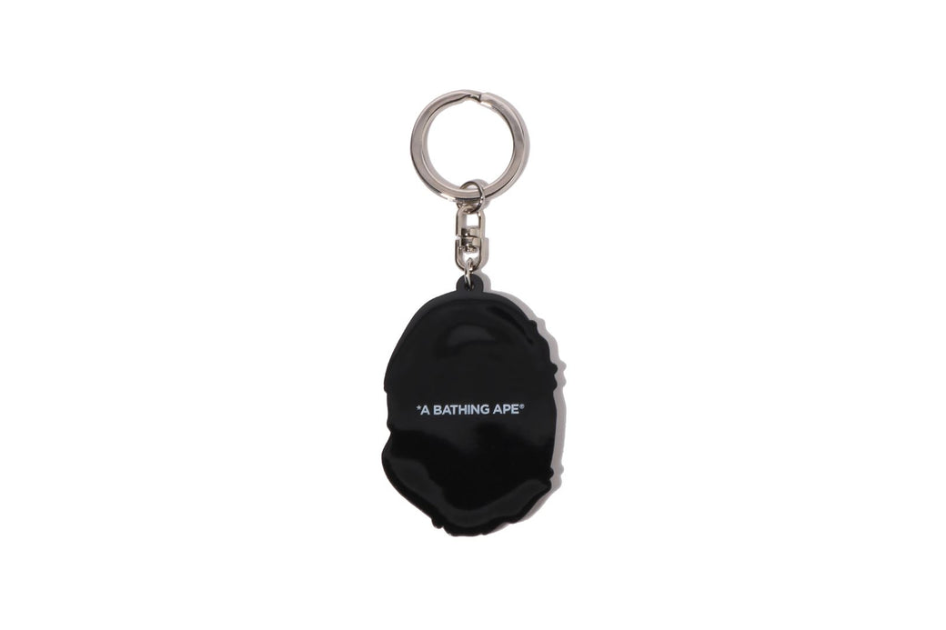 APE HEAD RUBBER KEYCHAIN | bape.com