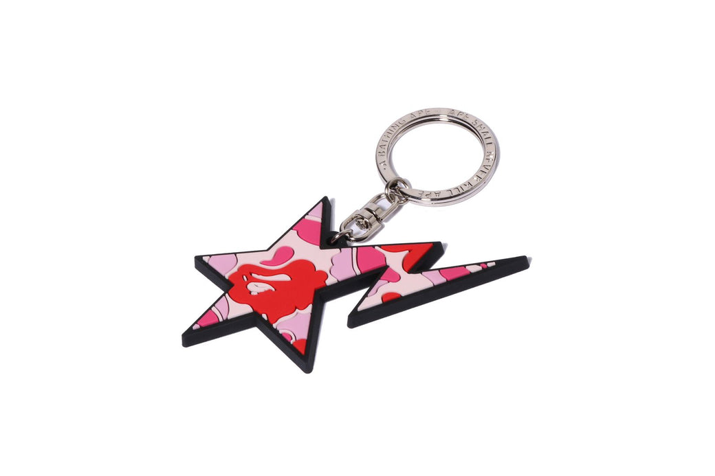 ABC CAMO STA RUBBER KEYCHAIN | bape.com