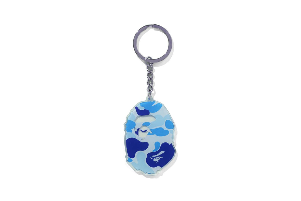 送料込みbape FCRB key ring ABC CAMO APE HEAD ACRYLIC KEYCHAIN | bape.com