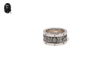 MAD FACE RING WITH ROCKS