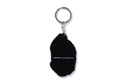 JAPANESE FOX MASK RUBBER KEYCHAIN