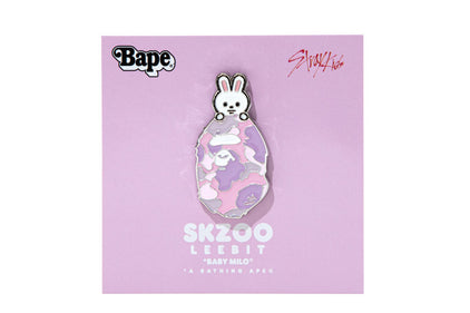 【 BAPE X STRAY KIDS 】LEEBIT METAL PIN