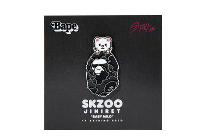 【 BAPE X STRAY KIDS 】JINIRET METAL PIN