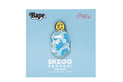 【 BAPE X STRAY KIDS 】BBOKARI METAL PIN