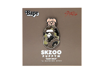 【 BAPE X STRAY KIDS 】PUPPYM METAL PIN